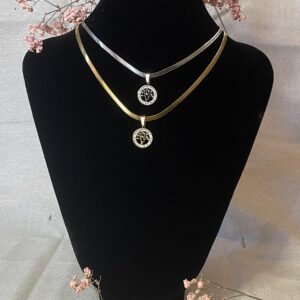 Collier arbre en argent
