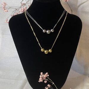 Collier boule en argent