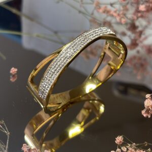 Bracelets doré en paillettes