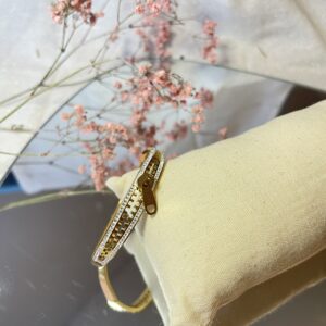 Bracelet fermeture doré