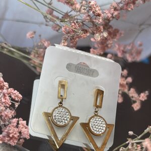 Boucles triangle en paillettes