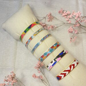 Ensemble Bracelets arc en ciel
